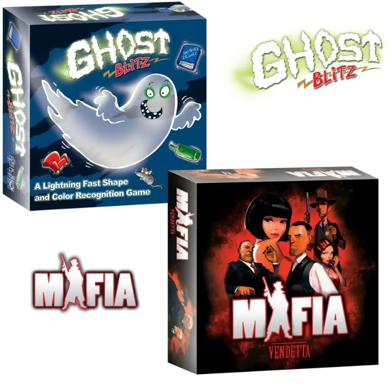 لعبة الطاولة الجديدة الإنجليزية MAFIA Classic Killing Game لعبة بطاقة الذكاء تم تطويرها بواسطة GHOST #6