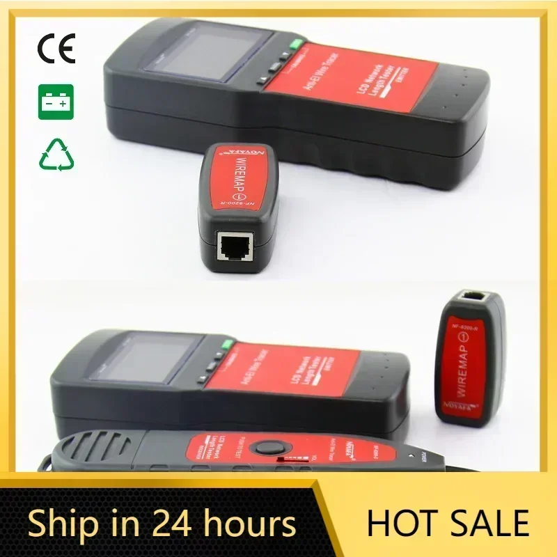 

NOYAFA Cable and Network tester NF-8200 LCD LAN Network telephone cable tester RJ45 Ethernet Cable Tracker