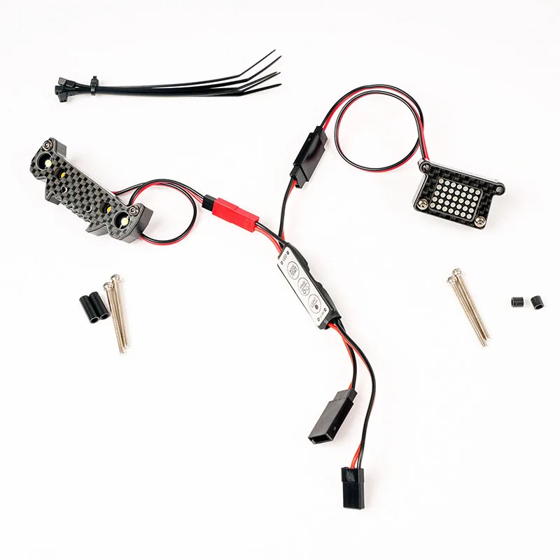 LED Headlights & Taillight pilot Light for 1/16 ARRMA GORGON GROM Rc Truck Car
