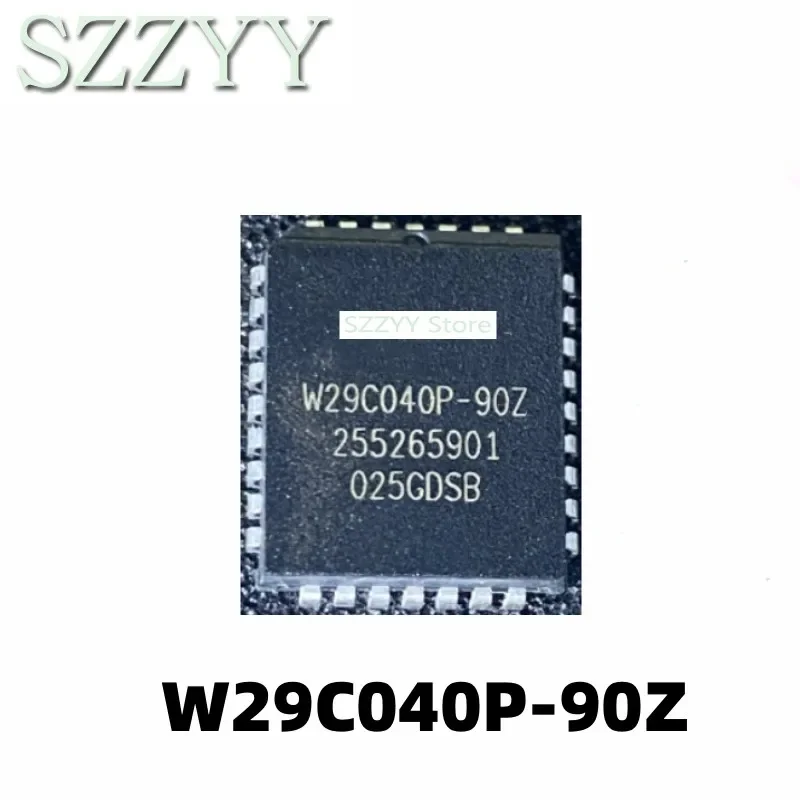 5PCS W29C040 W29C040P-90Z W29C040P-90 PLC C32 Storage IC Chip