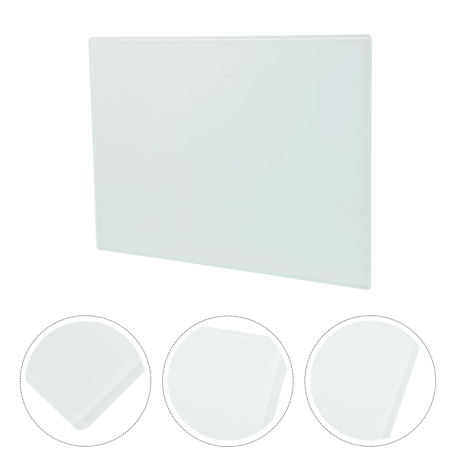 

Tempered Glass Cutting Board 28x20 Stable Non Versatile Kitchen Chopping Board for Home Fruit Vegetable Prep