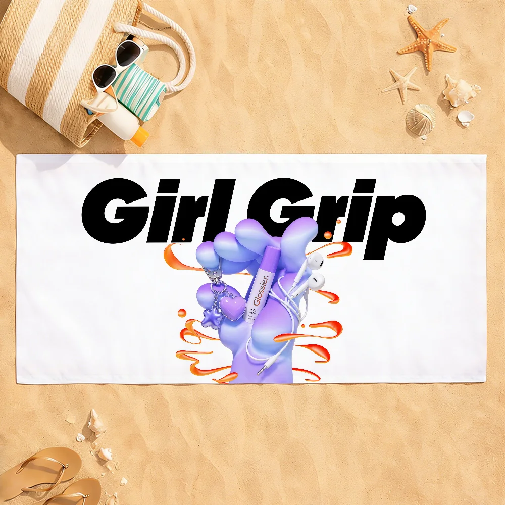 Print G-Girl Grip Towel Drying Bath Towel Applicable To Light Swimming Camping Yoga Beach Out