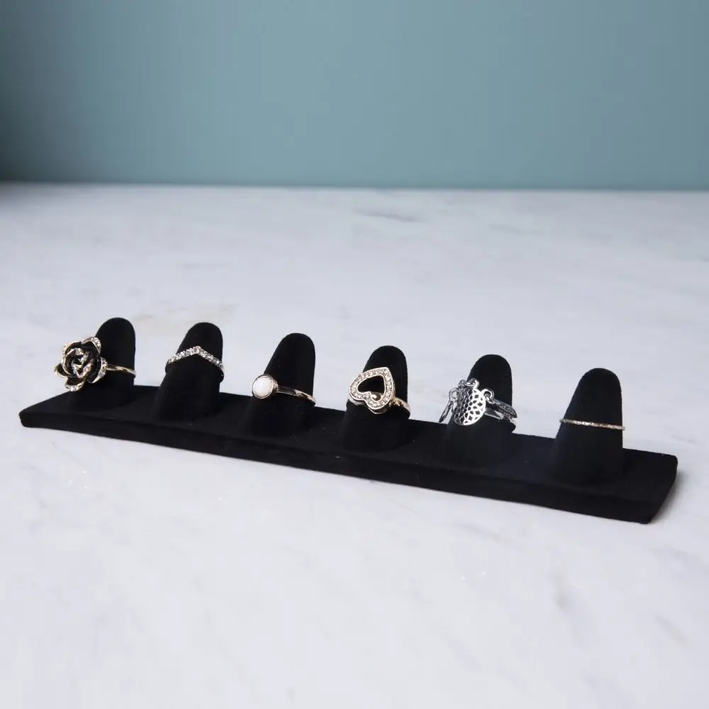 

Jewelry Props Organizer Rings Display Holder Velvet Bracelet Jewelry Display Rack Storage Ornaments Ring Display Stand Gift