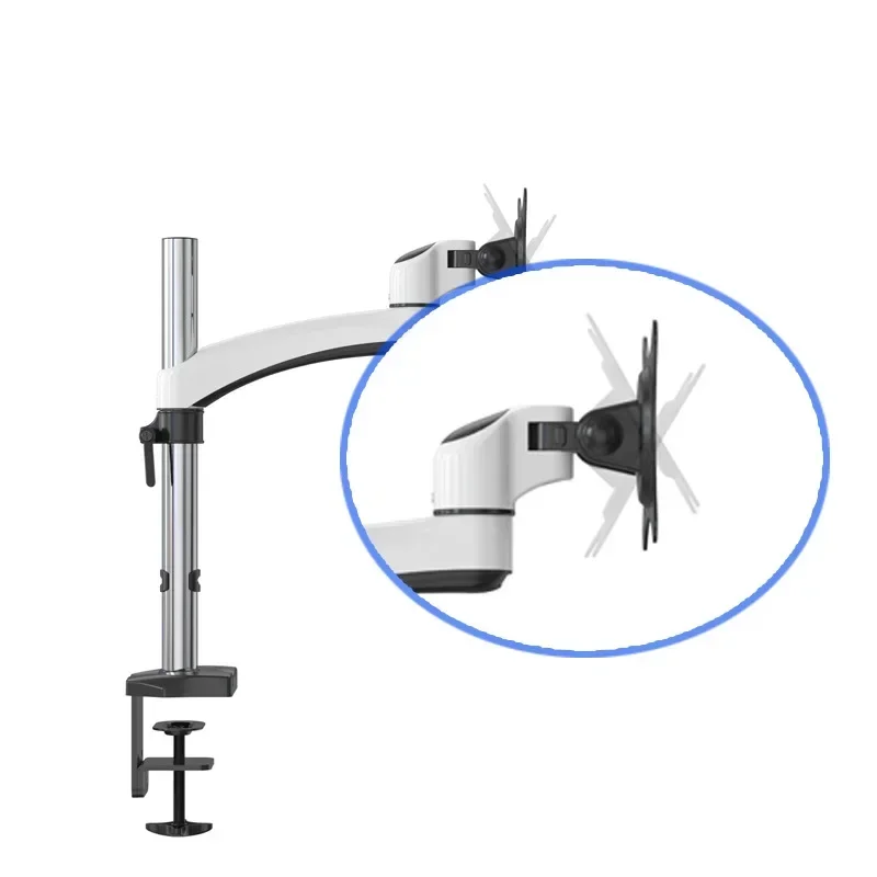 Monitor bracket, industrial computer heightening base, hanger, lifting clip, table perforation