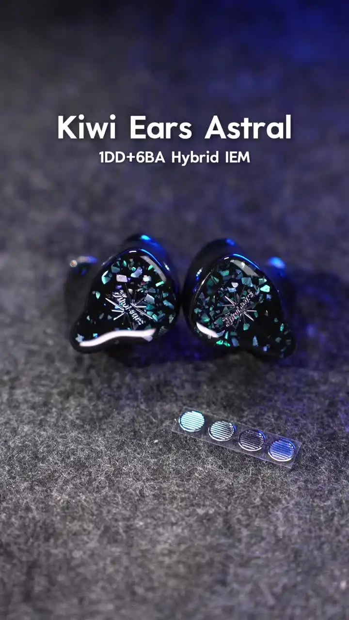 Kiwi Ears Astral 1DD+6BA Hybrid IEM Earphones