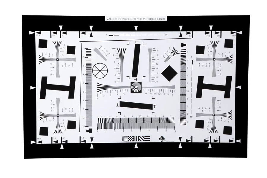 2026 Iso 12233 test Chart Camera Resolution test Colorchecker Sine Image MTF Line Chart ISO Chart