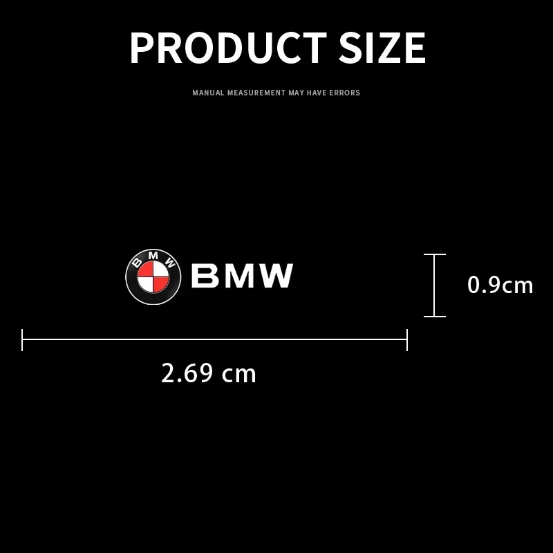 For BMW Car Interior Sticker Central control Decals Emblem Badge For BMW 50th Kith F30 F10 E90 E46 E60 E70 E39 E36 E87 X7 E92 E9