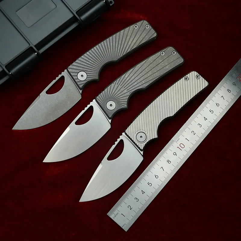 LEMIFSHE 2026 OZ Rosie V3 Real M390 Blade Titanium Handle Copper Gasket Pocket EDC Tool Camping Outdoor Folding Knife
