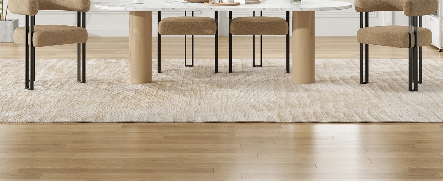 Farini Set of 2 Upholstered Bouclé Dining Arm Chairs, Modern Accent Chairs with Cushioned Seat & Back, for Living Room