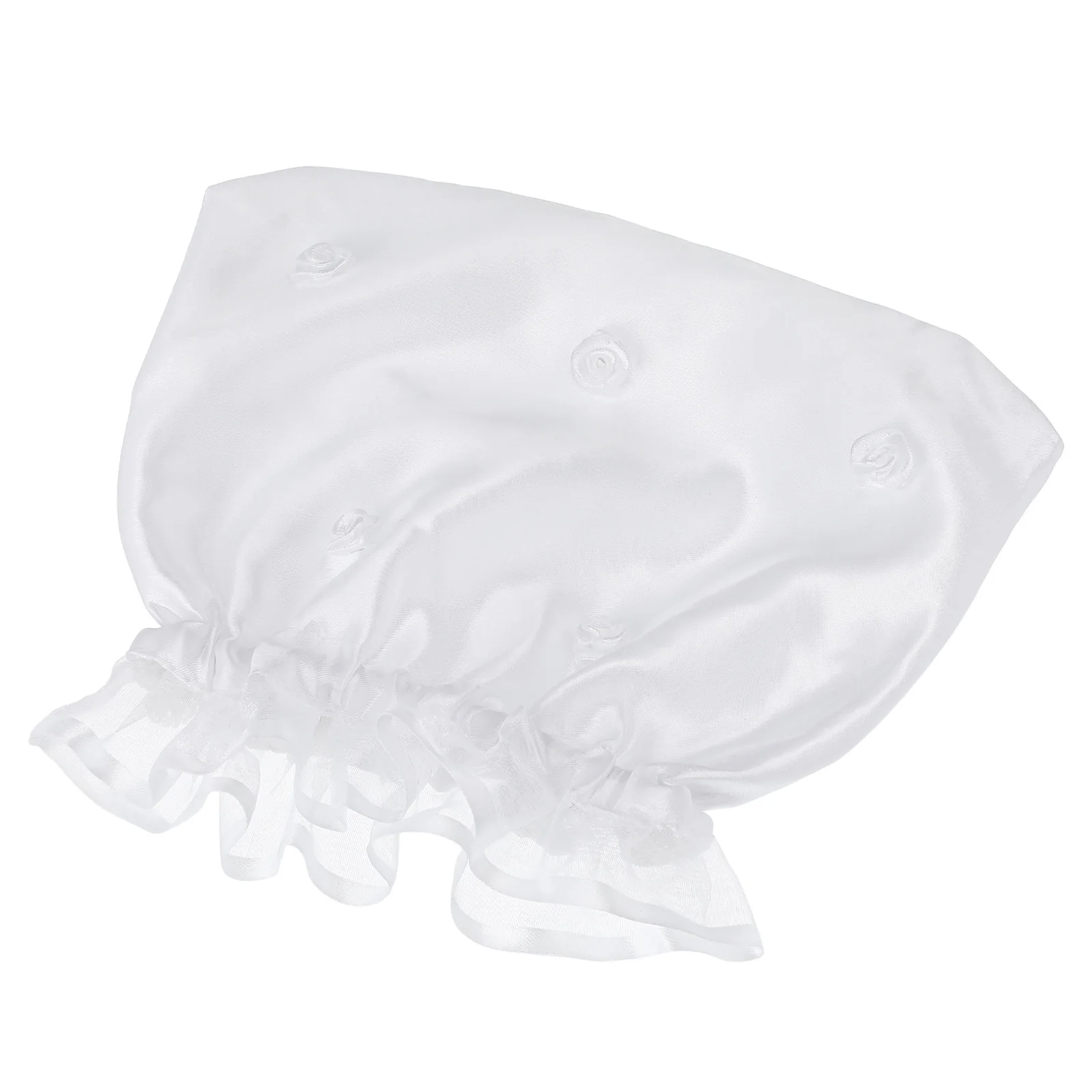 

White Satin Bridal Dolly Bag Flower Decorated Wedding Bride Handbag Bridesmaid Gift Bridal Handbag Bridesmaid Dolly Bag