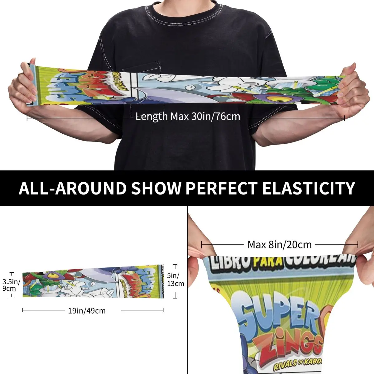 سوبر زينجز Superthings الكرتون في الهواء الطلق أكمام أذرع تبريد الشمس الأشعة فوق البنفسجية غطاء للحماية الصيف الحرير الجليد ركوب الدراجات أكمام الوشم #5