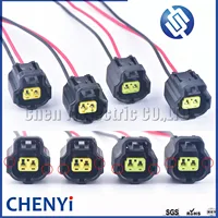 Conector impermeable automático de 2 pines, enchufe del Sensor de temperatura del refrigerante, enchufe para coche 1JZ-GTE 2JZ-GTE, conector Miata IAC 178390 -1 para Toyota