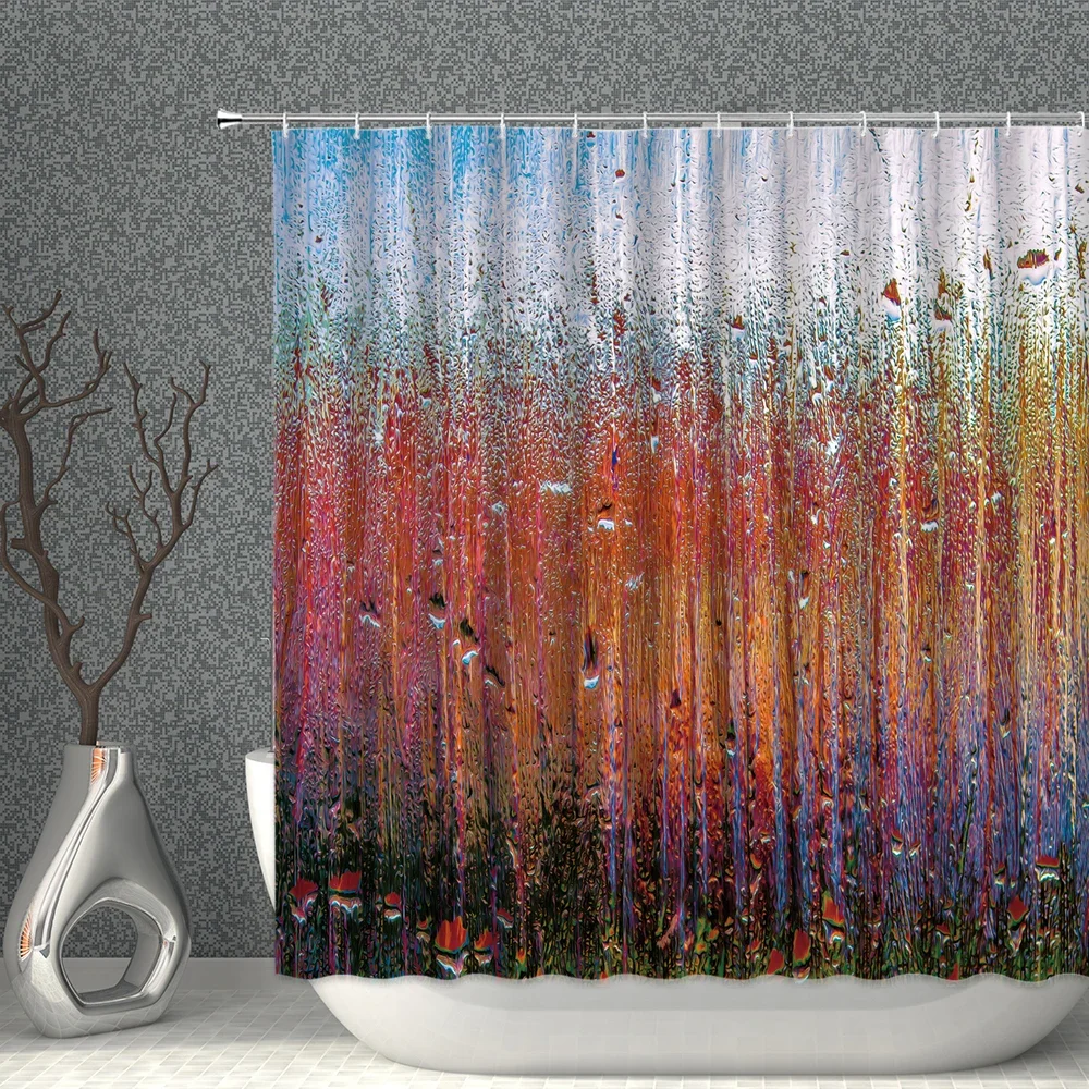 Bathroom Shower Curtain After The Rain Deep Mountains Misty Beauty Bath Polyester Household Bathtub Decoration With Hook