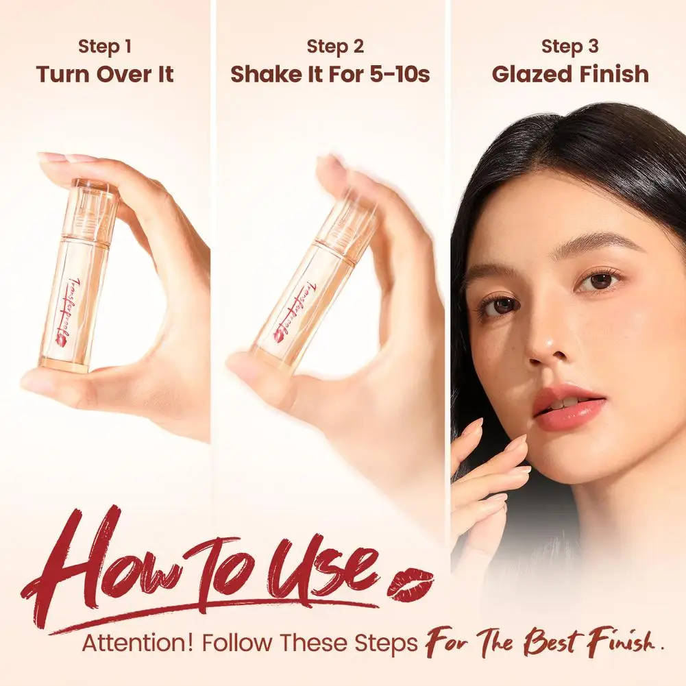 방수 경량 립글로스 Transferproof 모이스춰 라이징 립 색조 메이크업 Shui Guang Lip Glaze Glazed Shine Liquid Lipstick