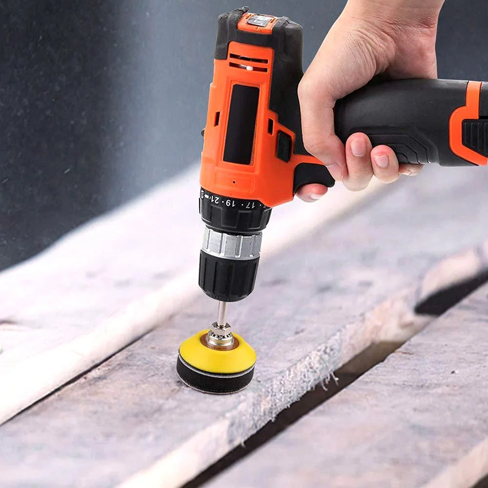 12-142 قطعة الصنفرة الرملي القرص الوسادة ل الحفر طاحونة صفائح كاشطة أدوات دوارة اكسسوارات المعادن الخشب البولندية الرملي ورقة #2