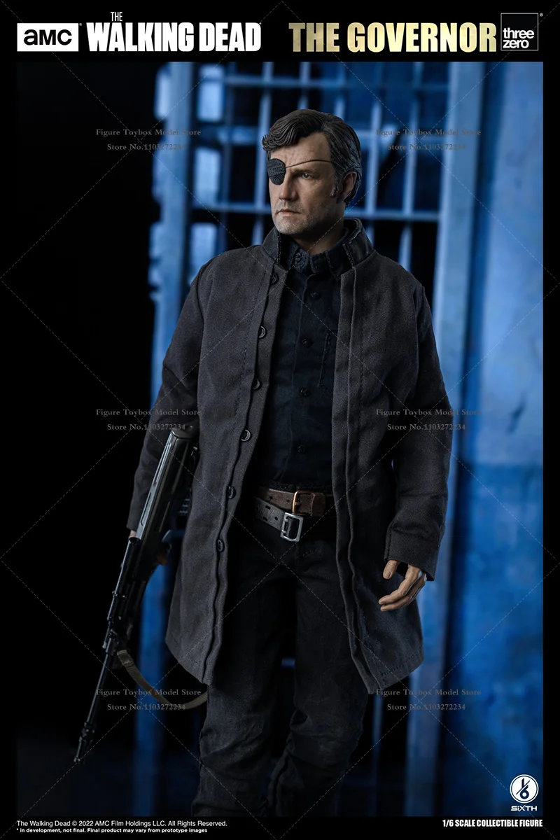 Threezero 3Z04720W0 1/6 Philip Blake Man Soldier Model Toys Walking Dead Movie The Governor Simulation 12