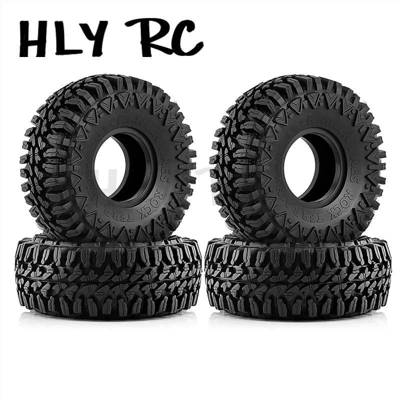 

4PCS 110MM 1.9" Rubber Tyre / Wheel Tires for 1:10 RC Rock Crawler Axial SCX10 90046 90047 AXI03007 Tamiya CC01 D90 D110 TF2