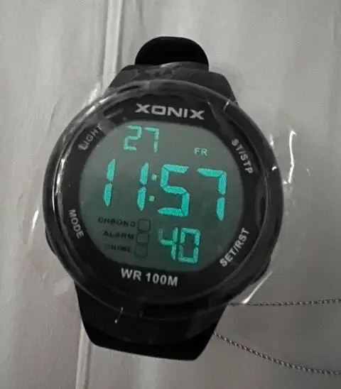 XONIX Mens Sports Watches Digital Waterproof 100m Led Light Outdoor Swimming Diving Watch Multi Function Outdoor Wristwatch