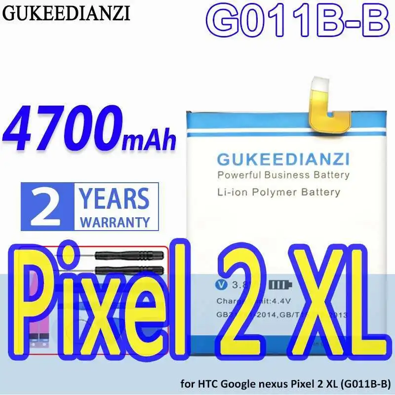 

Mobile Phone Battery For Htc Google Pixel 2 XL G011B-B Reliable Power Supply 4700Mah Replacement
