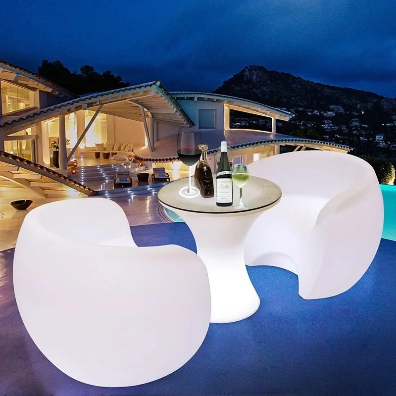 Living Room Smart Modern Light Emitting Diode Furniture Set