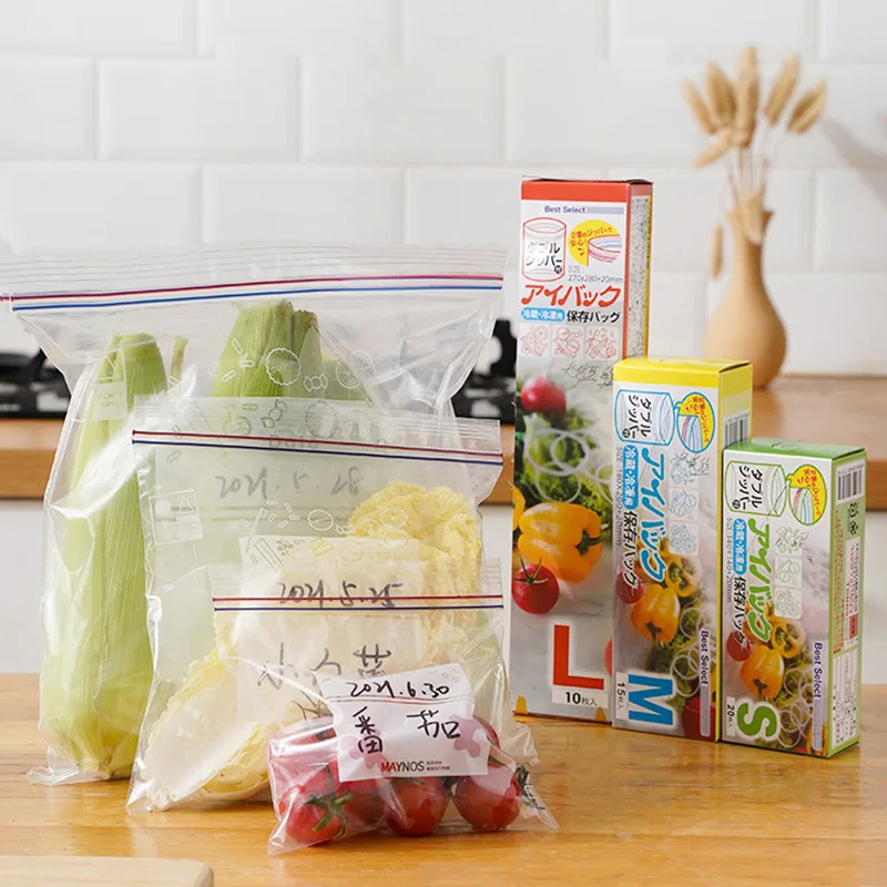 Food Preservation Bag Reusable Food Storage Bag BPA Free Ziplock Flat Airtight Seal Food Containning Bag