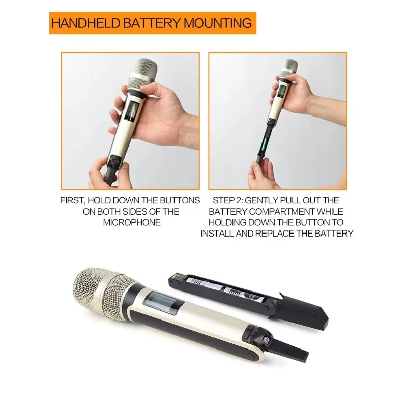 Professional Handheld Dynamic Mic Vocal Microfone EW135 G4 Wireless Microphone SKM9000