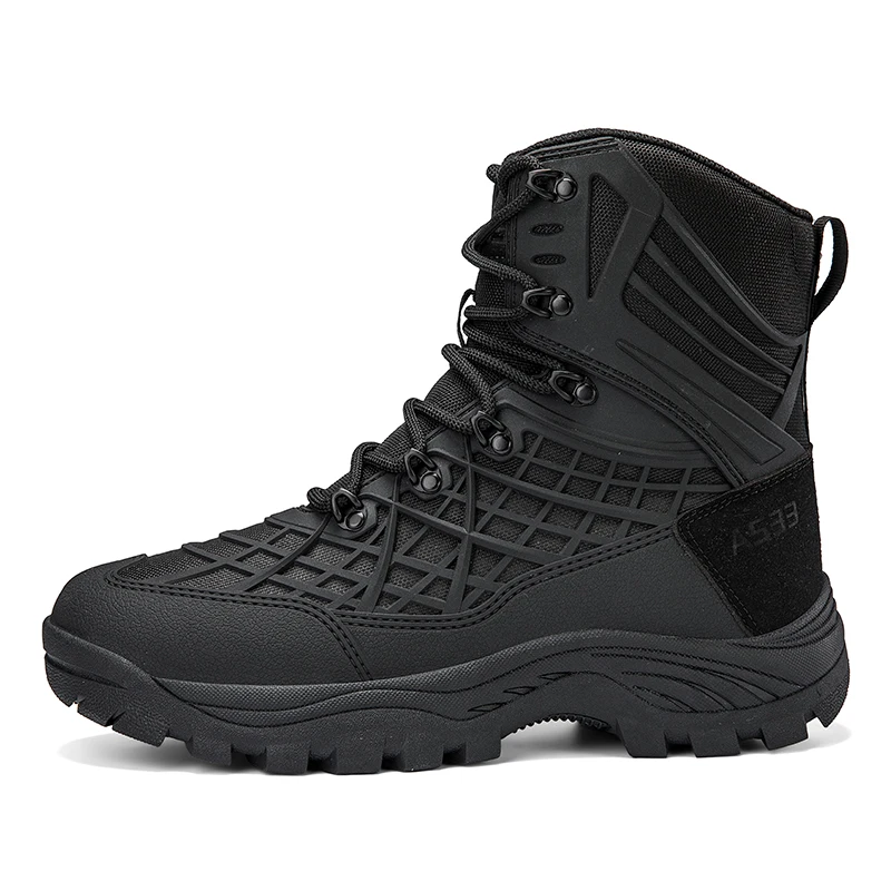 Men Male Military Army Shoes Tactical Boots High Quality Outdoor Waterproof Unisex Training Lace Up Women Work Rapid Response