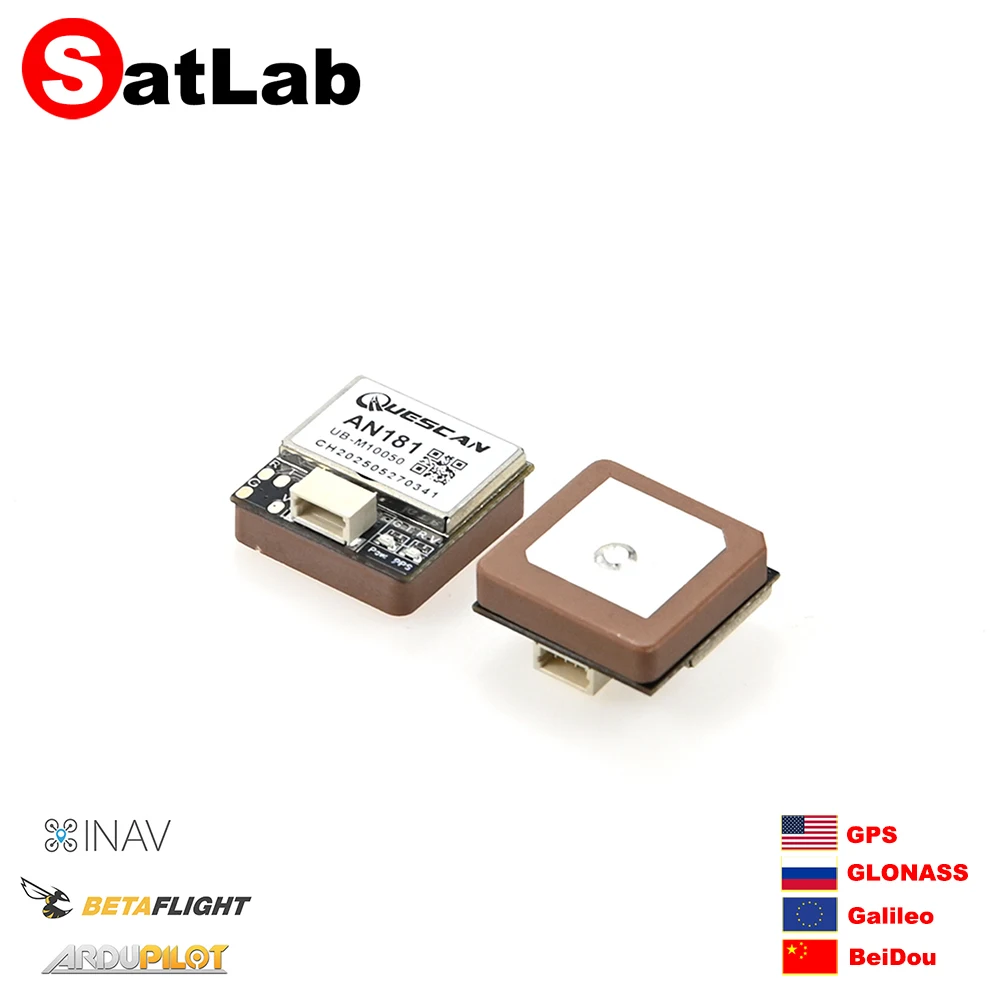 

QUESCAN 20 Гц UBX-M10050-KB M10 Модуль GNSS Встроенная антенна GPS Galileo ГЛОНАСС BeiDou QZSS SBAS Приемник Встроенная вспышка