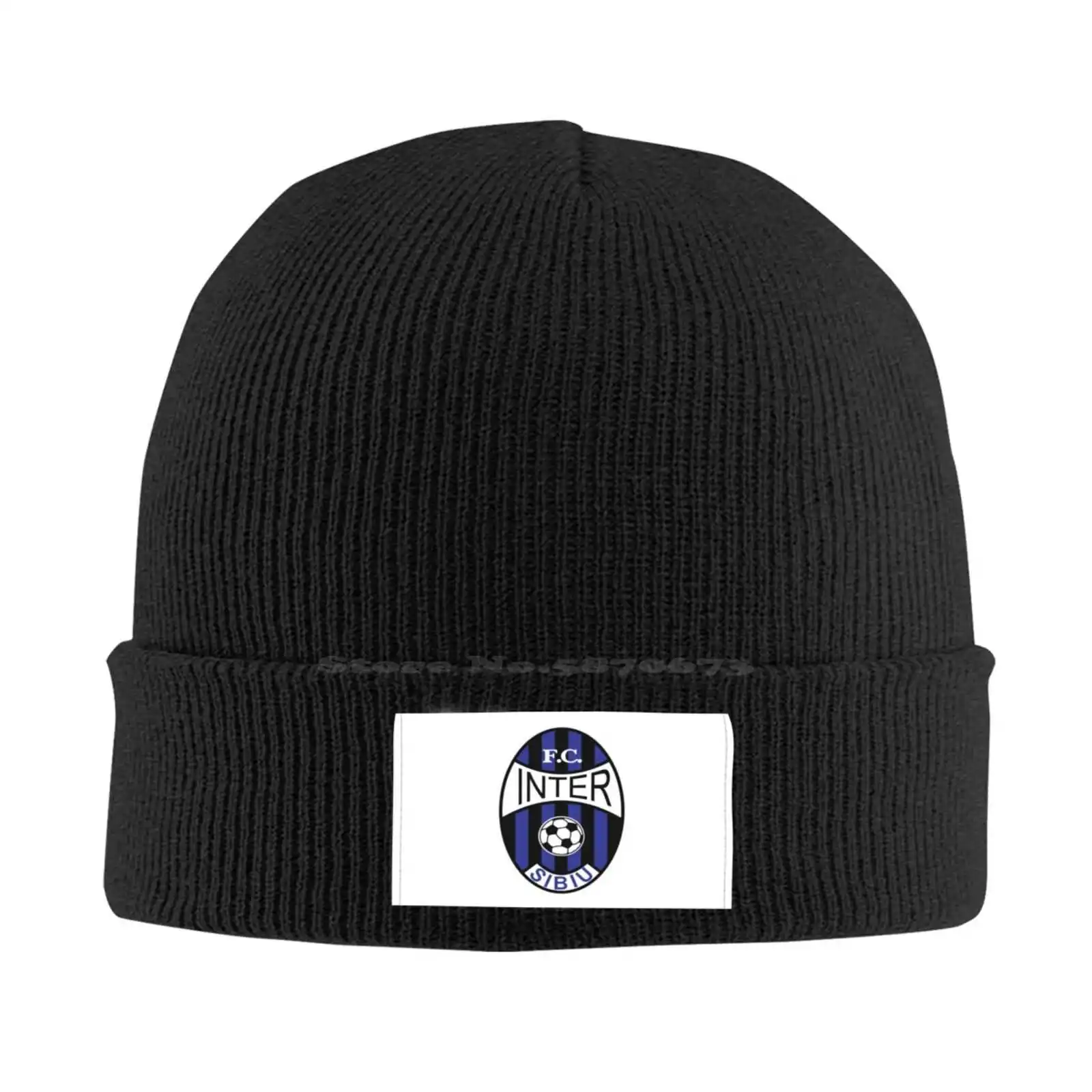 Fotbal Club Inter Sibiu Logo Print Graphic Casual cap Baseball cap Knitted hat