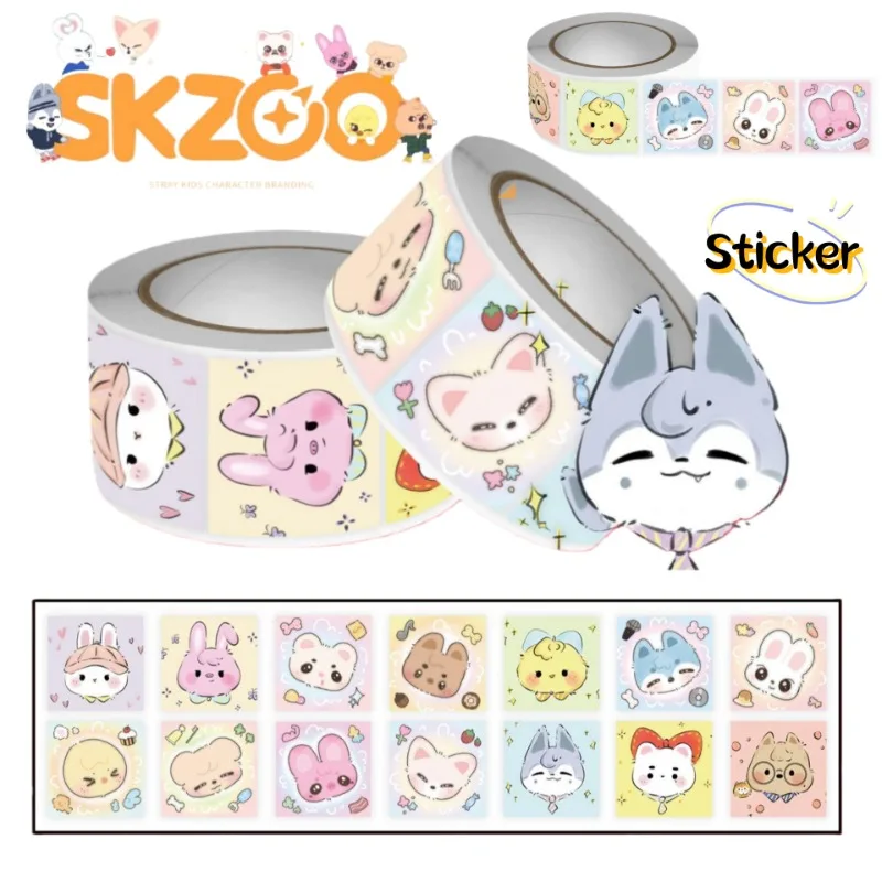 Pegatinas Personalizadas Creativas SKZOO Stray Kids Jiniret Quokka Bbokari, Pegatinas Decorativas para Cuadernos Escolares, Maletas, Manualidades, Regalo