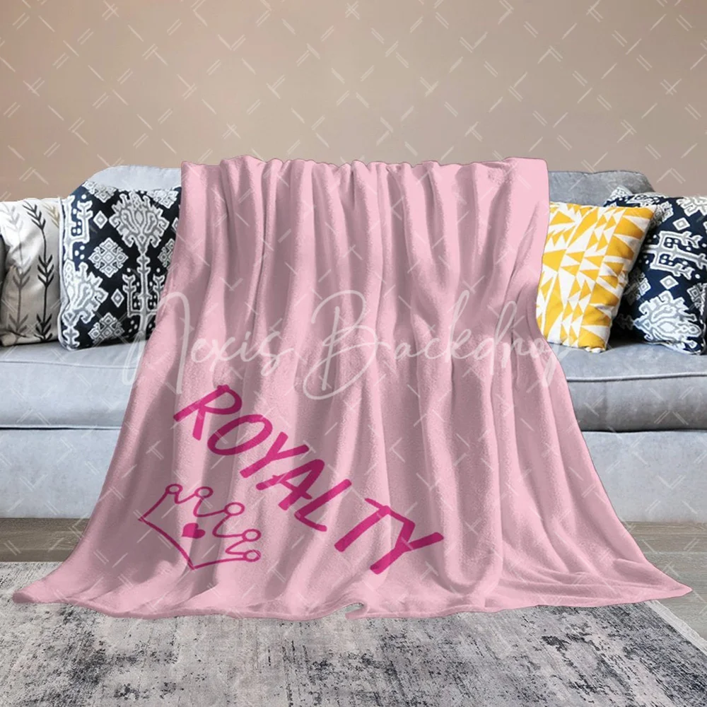 Custom Name Baby Blanket for Newborn Boy Girl, Personalized Soft Swaddle Throw Shower Birthday Gifts Nursery Bedding Decor