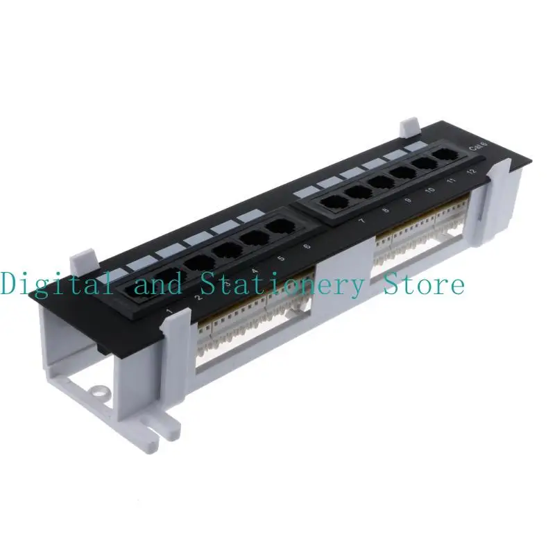Y1UB CAT6 painel montagem parede e rack para RJ45 Rack ferramentas RJ45