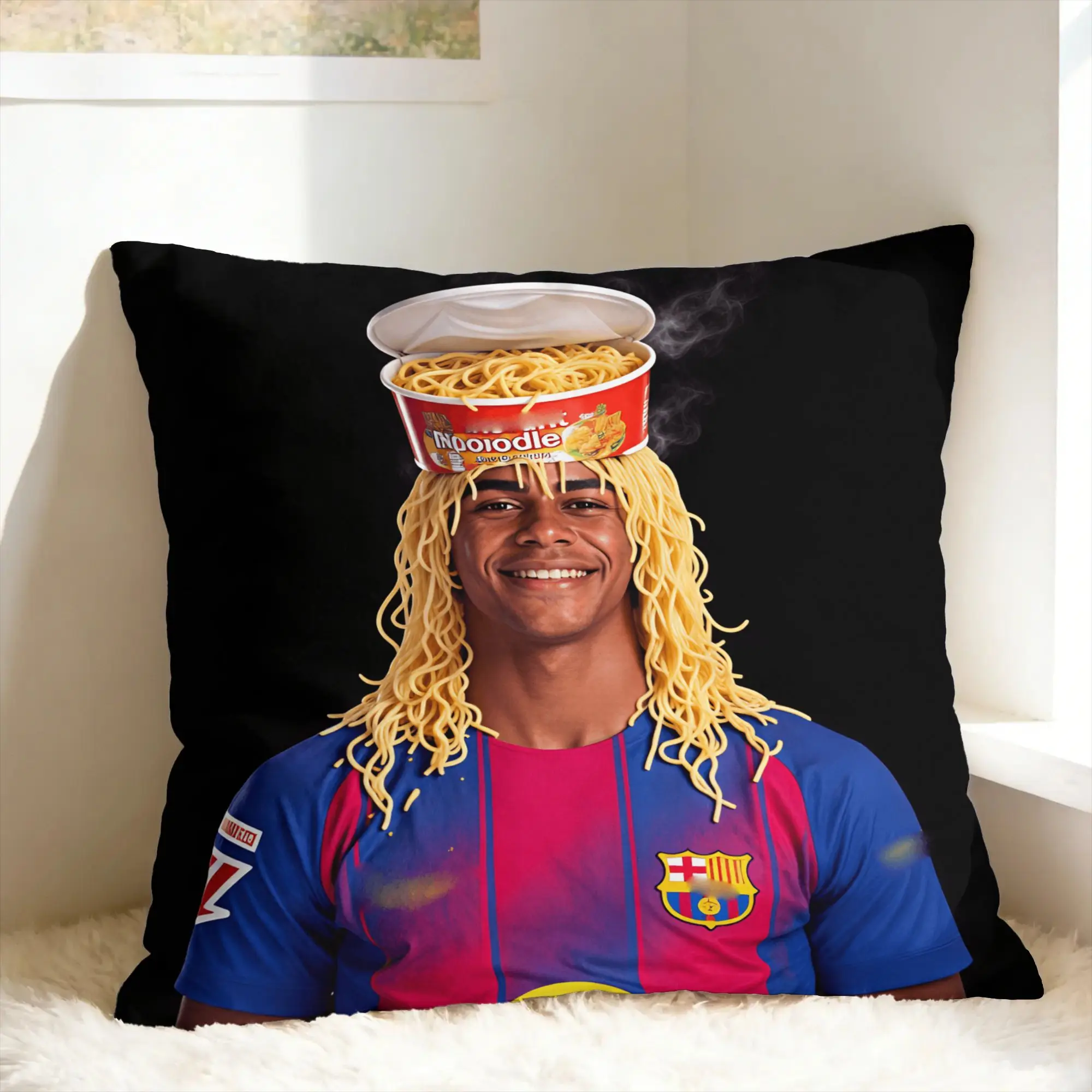 L-Lamine FootballStar y-Yamal Pillow Case meme Soft Pillow Cover For Sofa Couch Bed Living Room Vintage Pillowcases