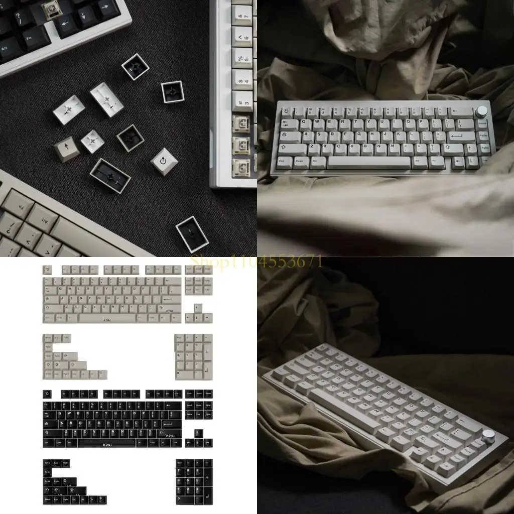 

Best Seller 121-Key Keycaps WOB Double Shot Keycap Set CherryProfile for Mechanical Keyboard