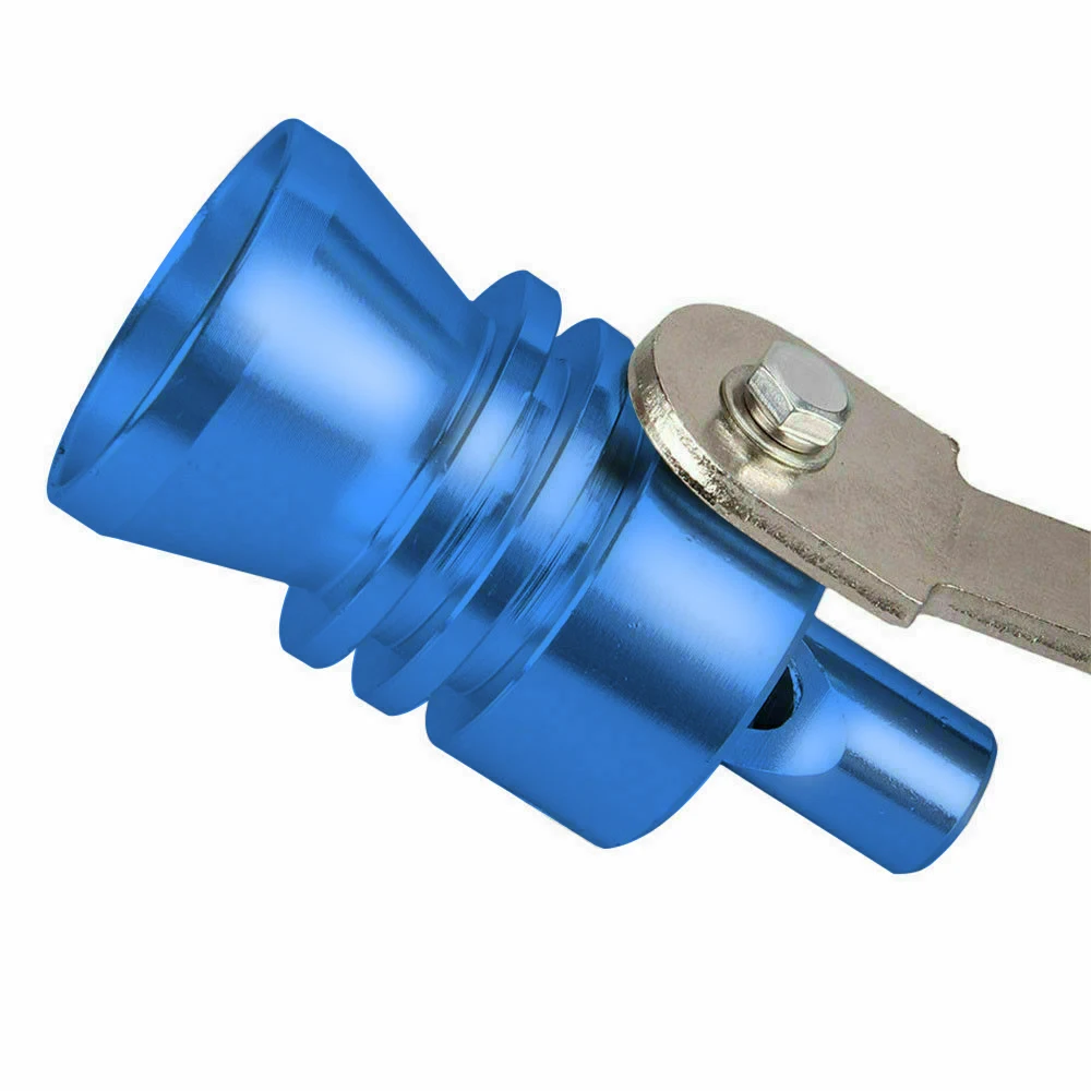 1PCS Blue/Red XL Exhaust Pipe Roar Maker Turbo Sound Whistle Simulator Muffler For Motor Car Exhaust Modification Replacement