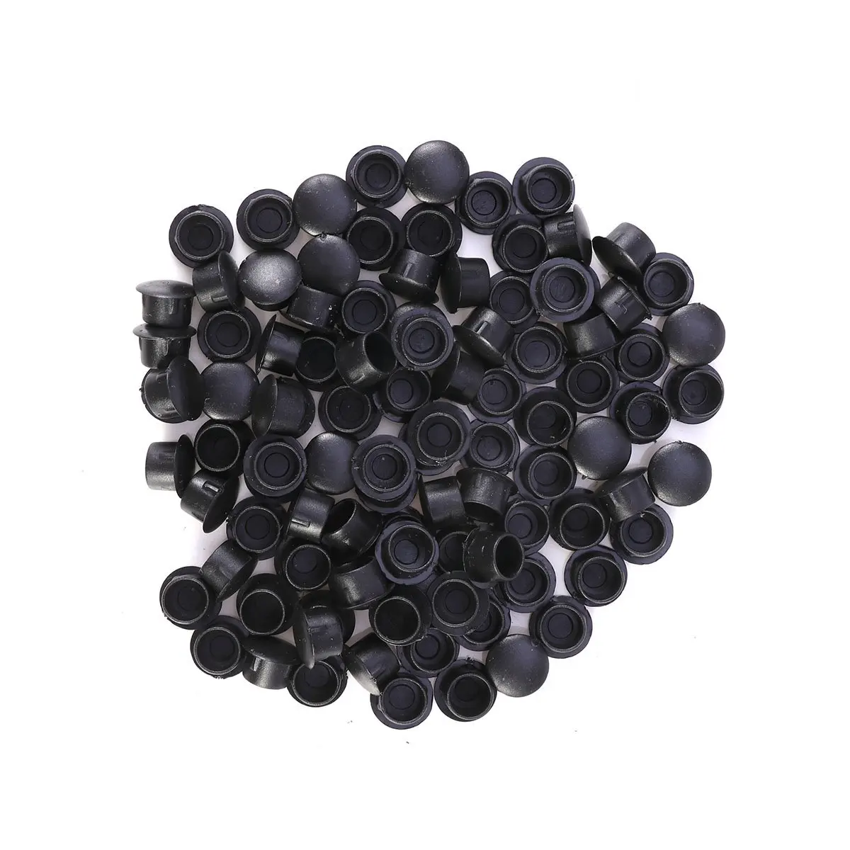 50Pcs 10Mm Cabinet Hinge Screw Covers Plastic Decorative Door Window Furniture Hinge Bolt Cover Conceal Screws No Tool Required