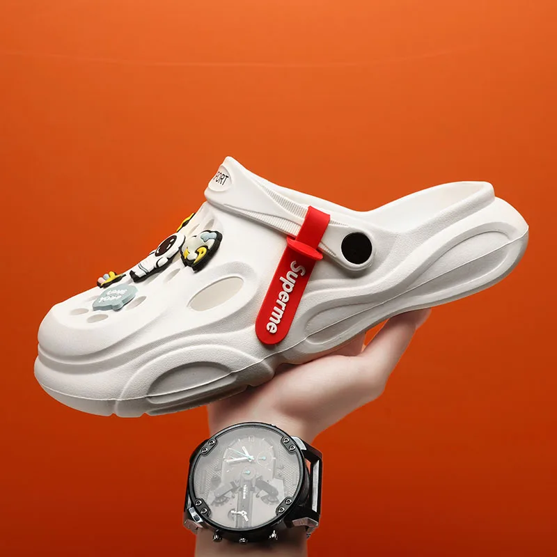 

Мужские мягкие ортопедические сандалии Crestar, удобные женские модные шлепанцы с поддержкой свода стопы, шлепанцы, пара летних пляжных тапочек