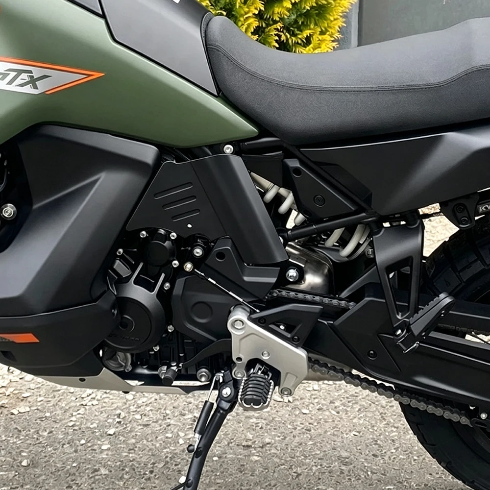 For CF-MOTO 1000 MT-X Exhaust System Heat Shield Cover Hot Air Deflector 1000MTX SIDE FAIRING ENGINE Insulation Cover 1000 MTX