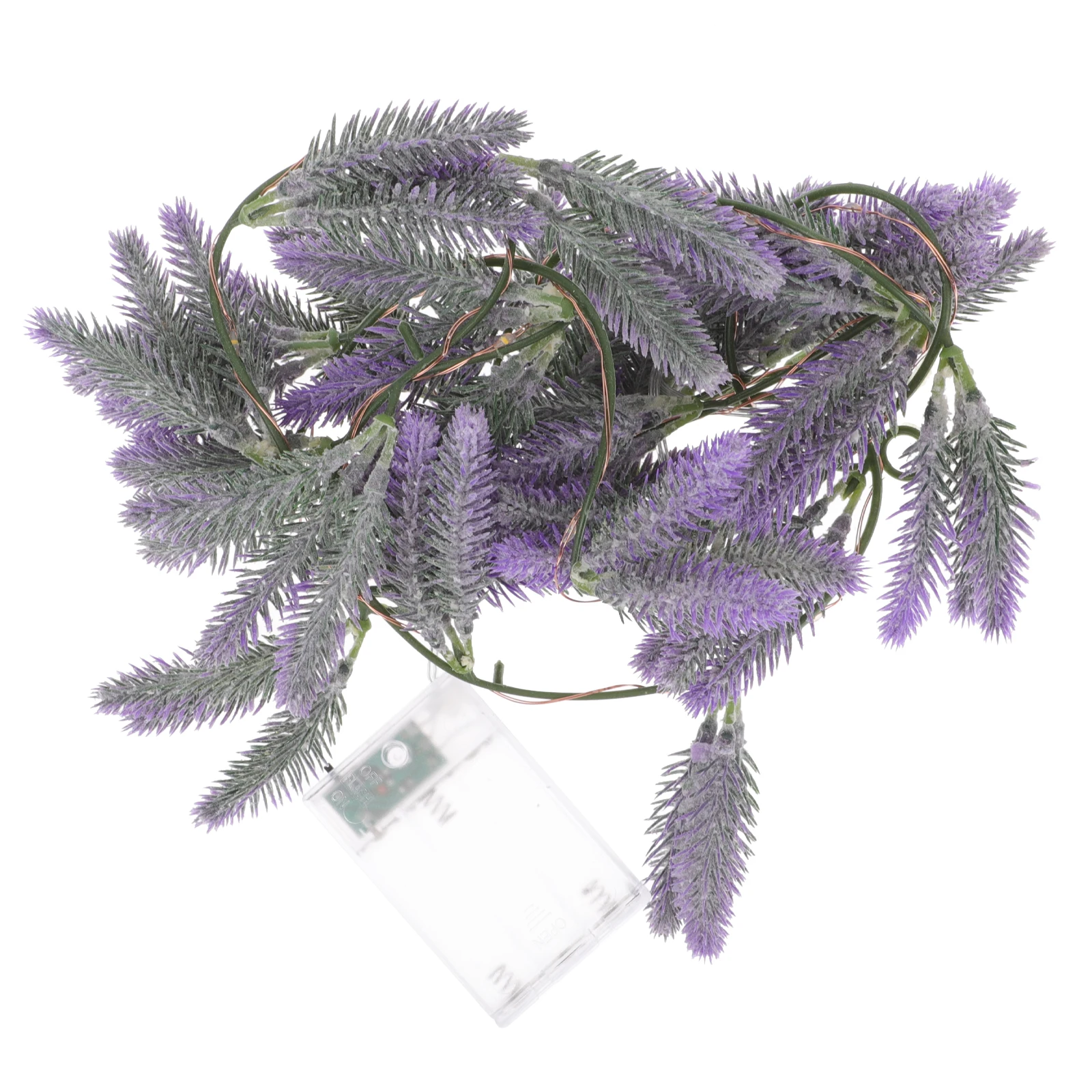 

Warm Glow Lavender LED String Light Powered Decorative Lights for Bedroom Hallway Window Valentine's Day Party Creative