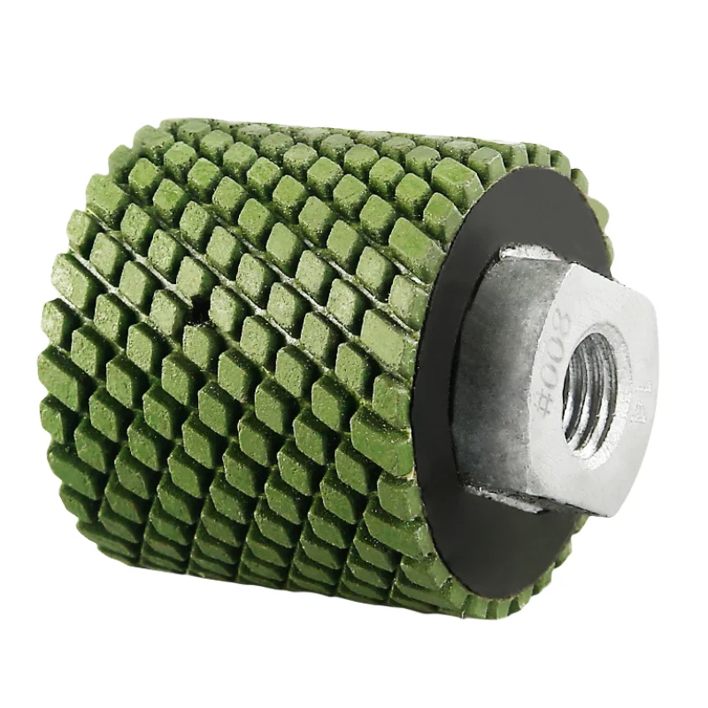 

Барабанный круг M14, цилиндрическая колонная абразивная шлифовальная подушечка для влажной шлифовки, полировальный диск для камня, мрамора, изогнутая линия, вертикальная полировка