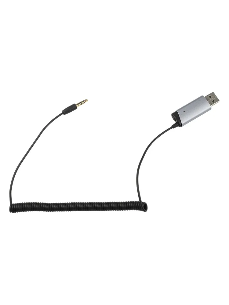 Condução no carro entretenimento dongle de áudio sem fio multi-função adaptador de controle de música receptor estéreo construção de liga de zinco