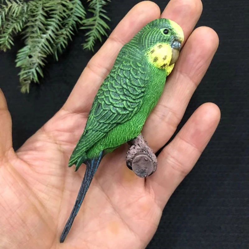 New Handmade Painted Cute Parrot 3D Fridge Magnets Tourism Souvenirs Refrigerator Magnetic Stickers Gift