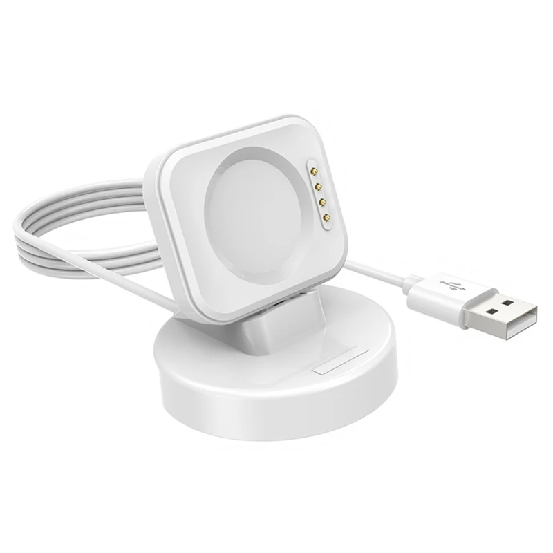 Y1UB Power Adapter Stand Base USB Charging Cable for Watch 3/2/3 Smartwatch Overload Protect