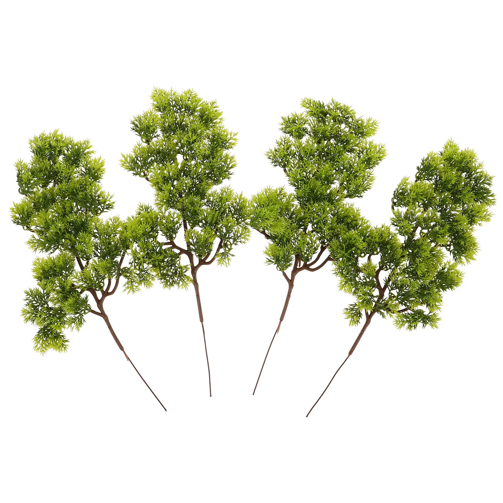 

4Pcs Artificial Pine Tree Branches Faux Greenery Picks Home Office Vase Decor DIY Floral Arrangements Seasonal Displays Pine