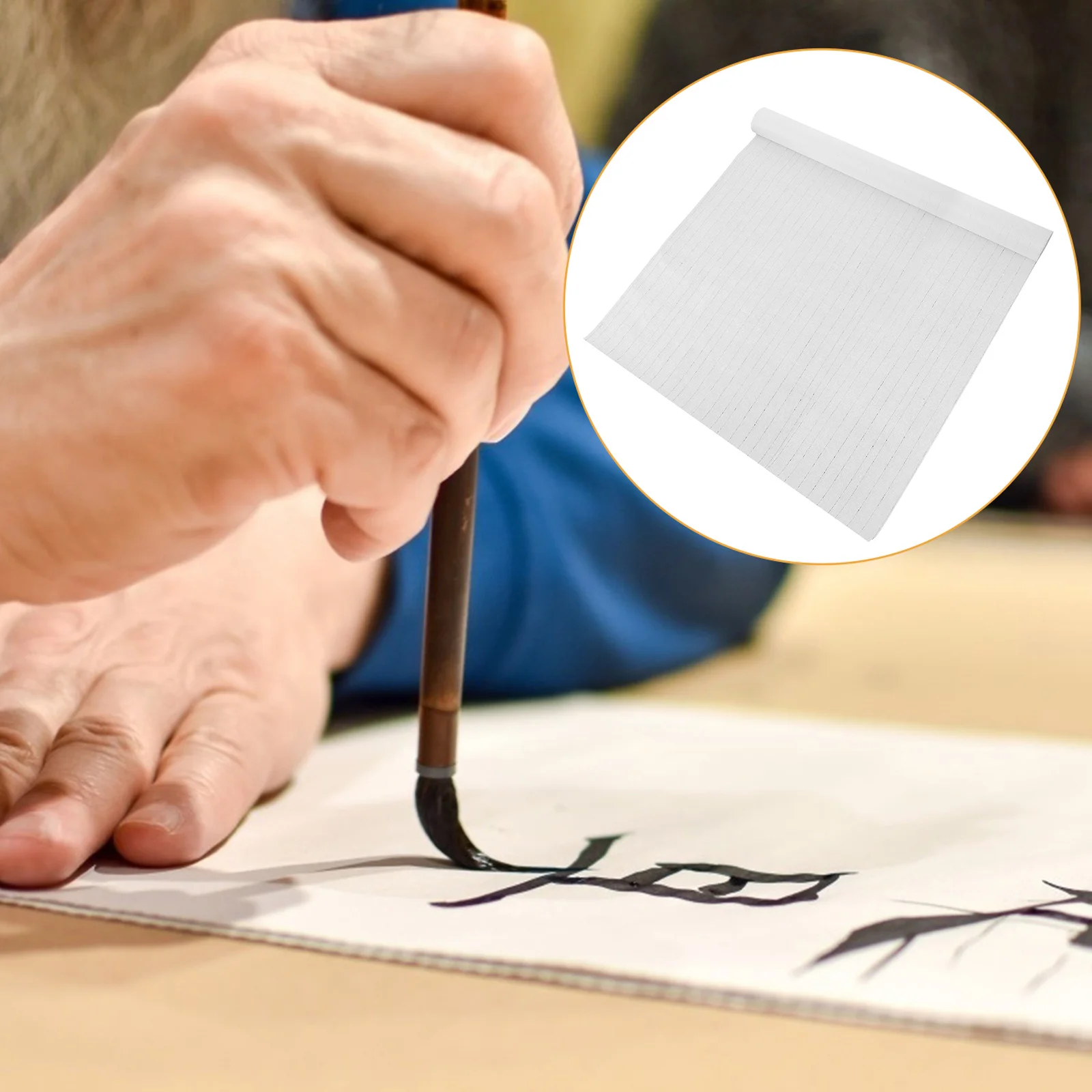 

1 Roll Calligraphy Paper Professional Multi-Function Convenient Writing Portable Chinese Art Paper for Painting Practice