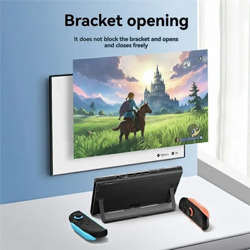 2025 New-For Switch 2 Protective Case With Split Shell Design Includes Storage Bag Replaceable Handles Grip For NS2 Dust-Proof C