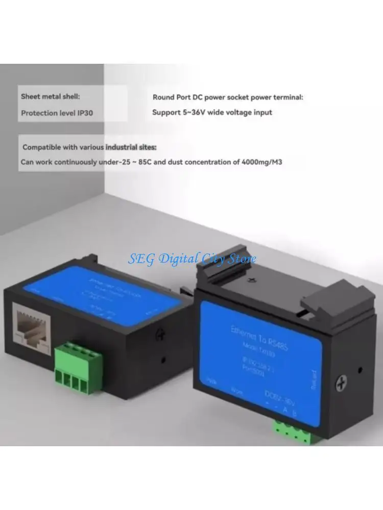U75B RS485 naar Ethernet Serial Port Server Modbus 600bps-921600bps Industrial