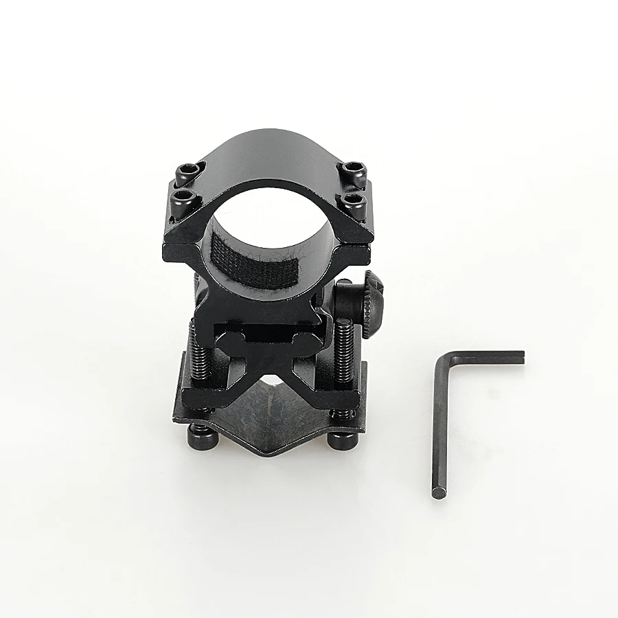 Universal Metal Rail Clip 25mm Ring 20mm Rail Gun Mount Tactical Flashlight Bracket For Hunting Flash Light Tactical Clamp