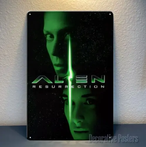Affiche métallique du film Alien Resurrection - Plaque en aluminium de 20x30 cm
