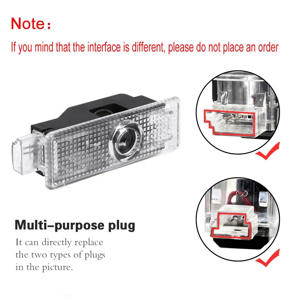 LED-Autotür-Innenraum-Willkommenslicht-Zubehör mit Geister-Schatten-Effekt für BMW E46 E60 E90 F10 F30 E92 E93 E91 E61 F07 F11 F18 E63 X3 Z4 – Detail 4
